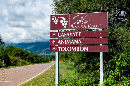 Route 68. Salta heading for Cafayate. Argentina.