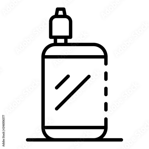 Portable vape icon. Outline portable vape vector icon for web design isolated on white background