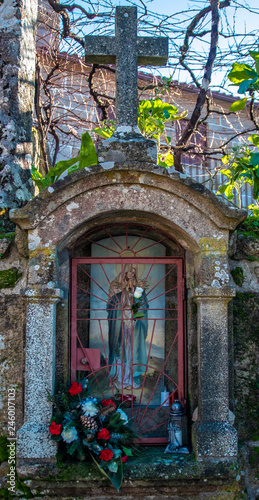 entrance to the church