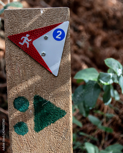 Hiking sign