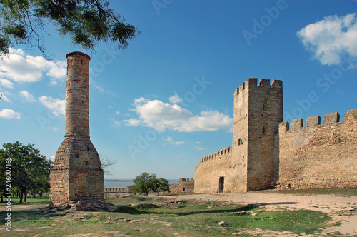 The remains of the Akkerman Fortress. Belgorod Dnestrovsky, Odessa region, Ukraine Unesco heritage. photo