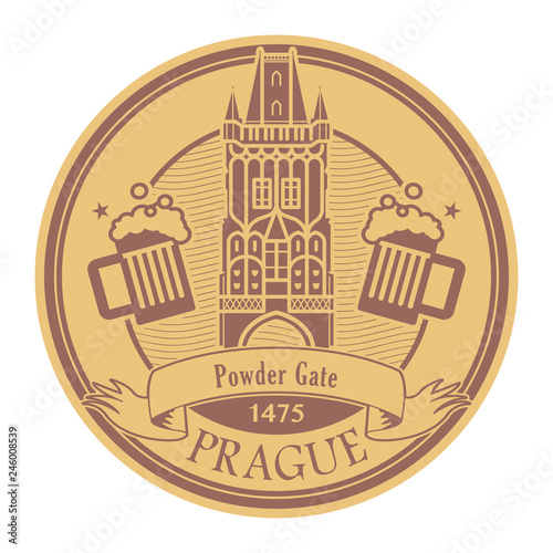 Prague, Czech Republic stamp