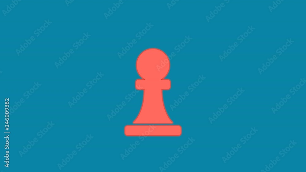 Behind the squares appears the symbol chess pawn. In - Out. Alpha channel Premultiplied - Matted with color RGB (8,132,164) Behind the squares appears the symbol chess pawn. In - Out. Alpha channel Premultiplied - Matted with color RGB (8,132,164)