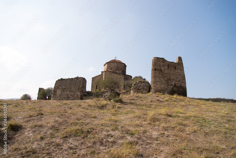 ancient monastery of Jvari. near the city of Mtskheta, Georgia.