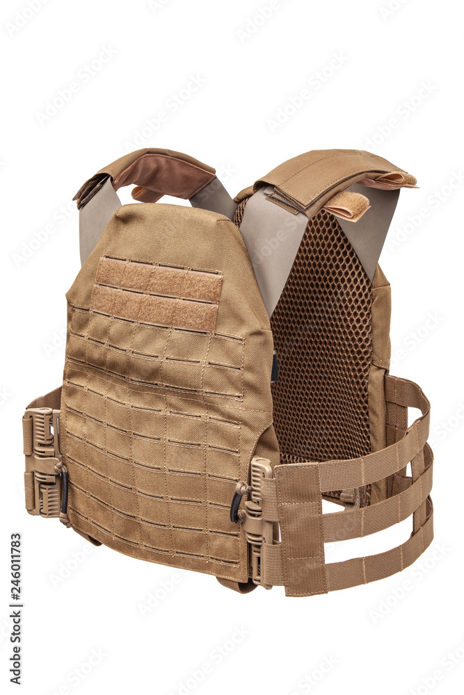 bulletproof vest isolated on white Stock Photo | Adobe Stock