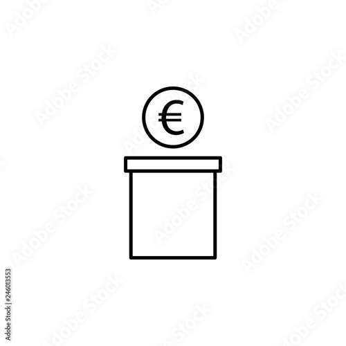pot, dollar icon. Element of finance illustration. Signs and symbols icon can be used for web, logo, mobile app, UI, UX