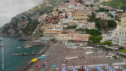 Absolutely Stunning Aerial View of Positano photo