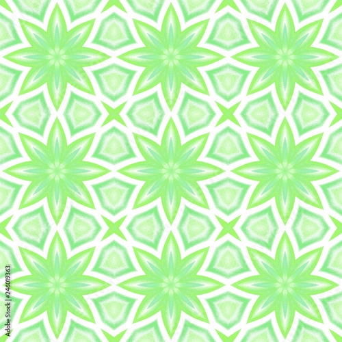 Seamless pattern background with multi-colored wavy lines.