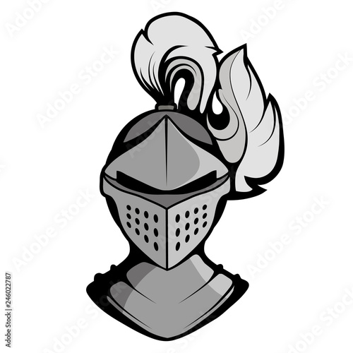 knight warrior logo, vector graphics to design