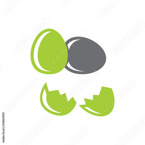 Egg icon on white background for graphic and web design, Modern simple vector sign. Internet concept. Trendy symbol for website design web button or mobile app