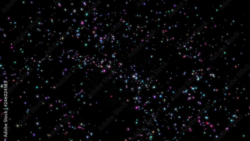 Background of multi-colored circles. Abstract background pattern.