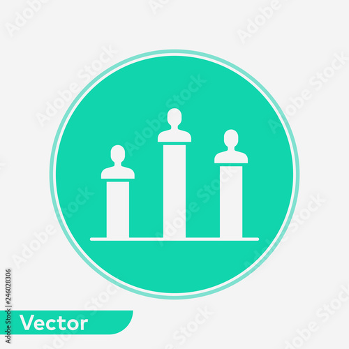 Polling vector icon sign symbol