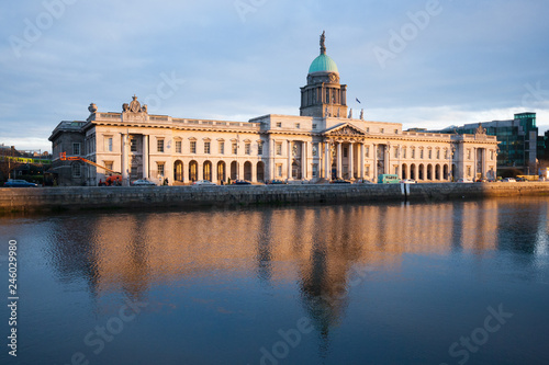 The Custom House in Dublin, Ireland