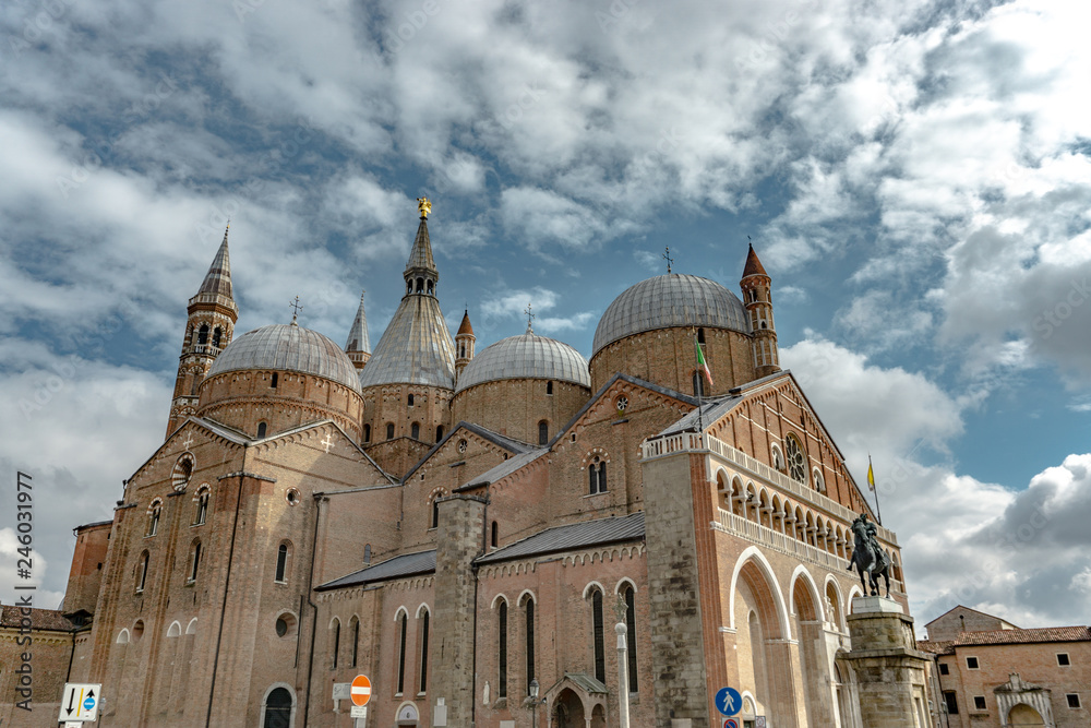 The Basilica of Saint Anthony of Padua (Basilica di sant'Antonio di Padova) in Padua, Veneto, Italy