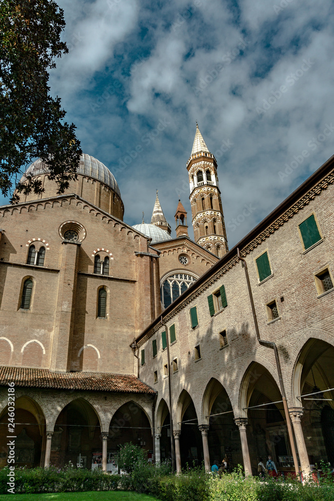 The Basilica of Saint Anthony of Padua (Basilica di sant'Antonio di Padova) in Padua, Veneto, Italy