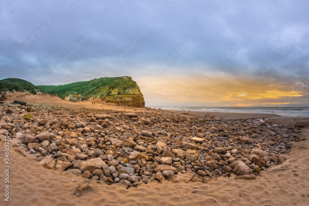 Obraz premium landscape with rocks and blue sky