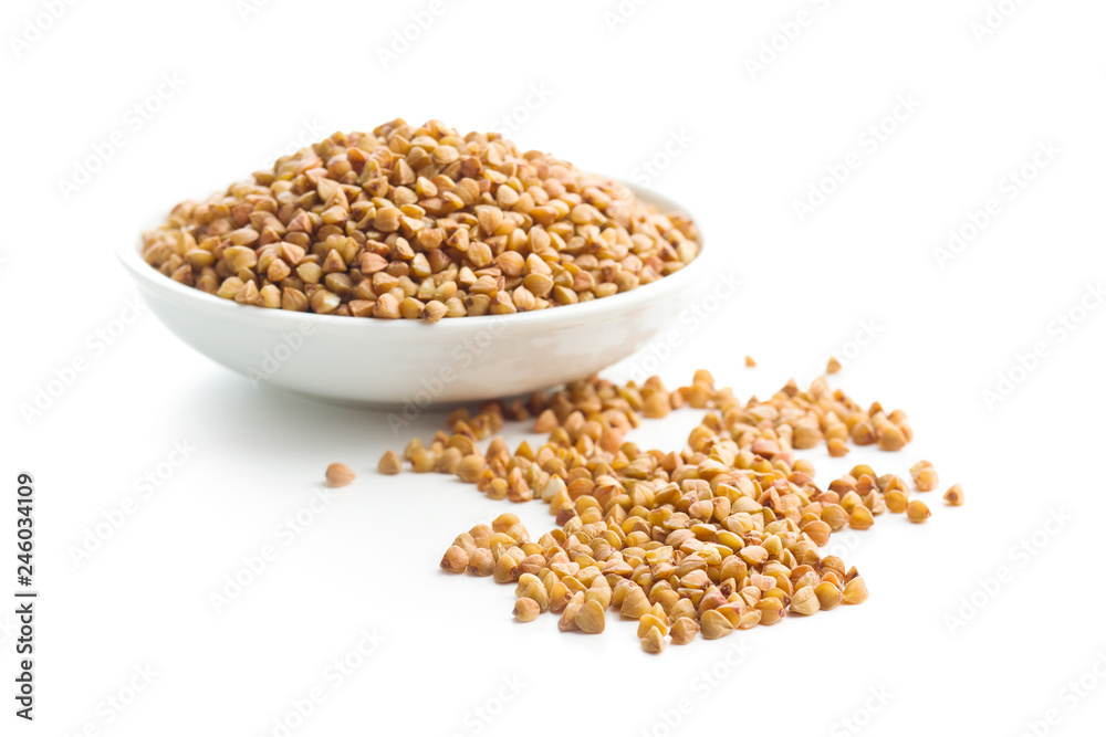 Dry healthy buckwheat.