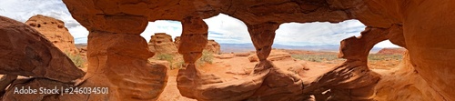 Five Windows at Sand Hollow by Skip Weeks
