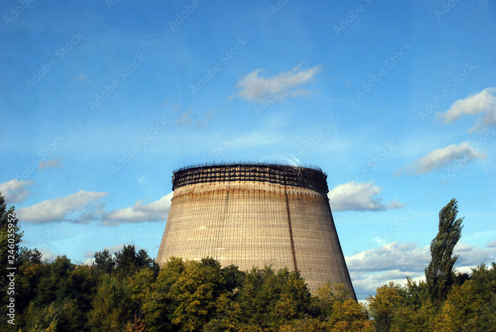 Remains of the nuclear reactors at Chernobyl in Ukraine Remains of the nuclear reactors at Chernobyl in Ukraine