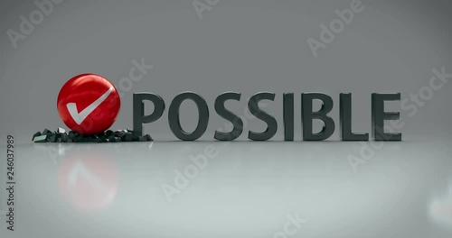 Impossible turns to possible 3D animation with alpha mask