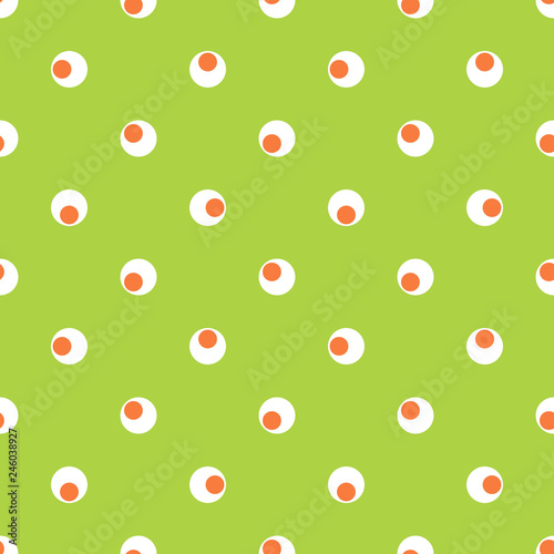 Abstract seamless pattern with dots, circles. Round background. Vector illustration.