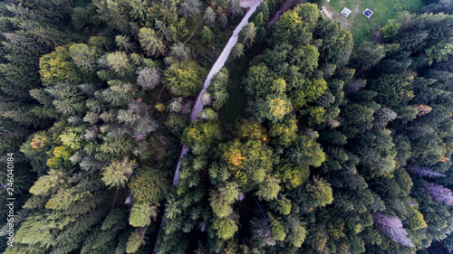 Cuadro en lienzo Asiago - aerial view