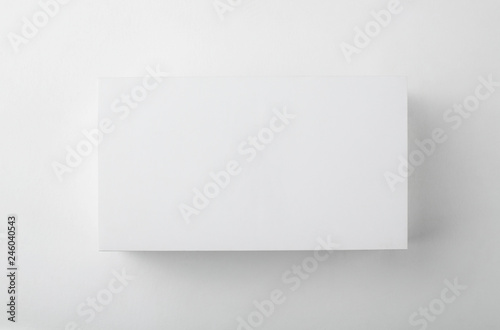 Blank white box top view © gertrudda