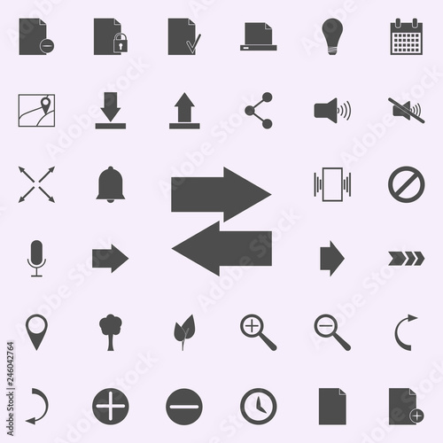 arrows of different directions icon. web icons universal set for web and mobile