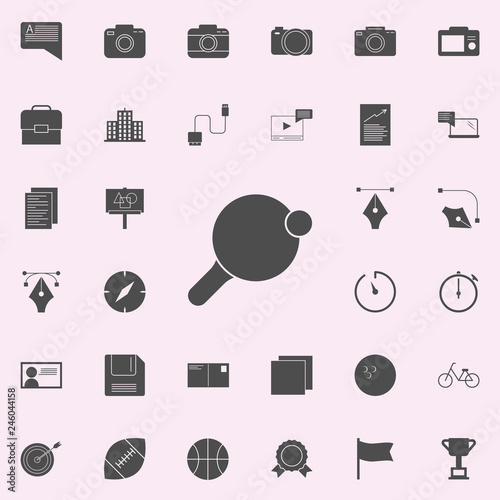 Rackets for table tennis icon. web icons universal set for web and mobile