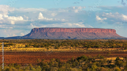 close up of mount conner in the northern territory at sunset photo