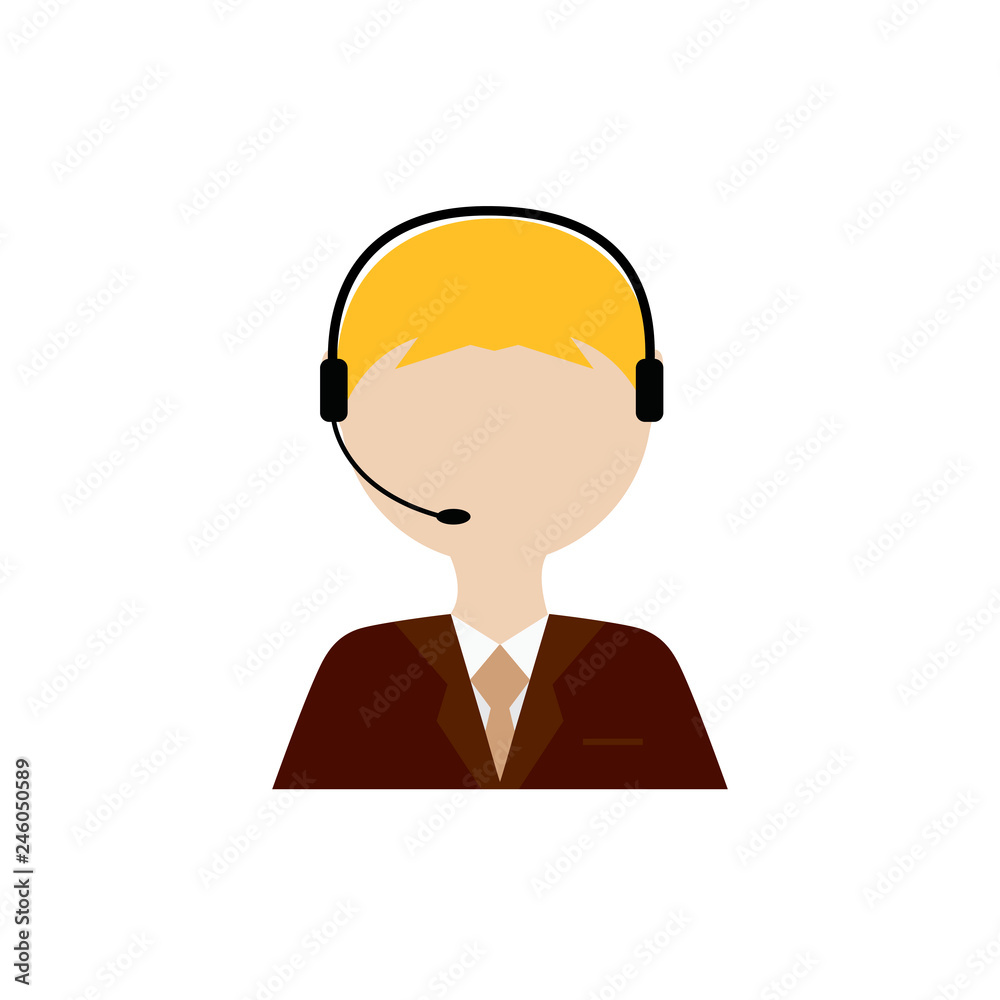 Call Center Worker