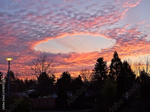 Fallstreak hole photo