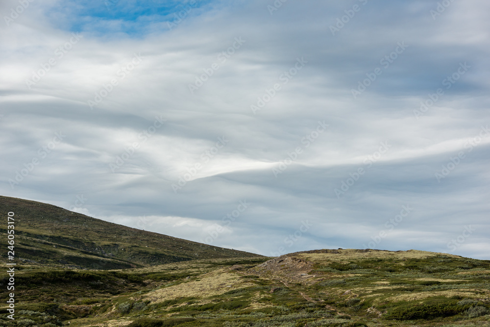 Blick auf die Berge des Reinheimen, Norwegen Blick auf die Berge des Reinheimen, Norwegen