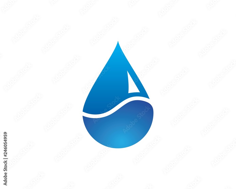 water drop Logo Template vector illustration