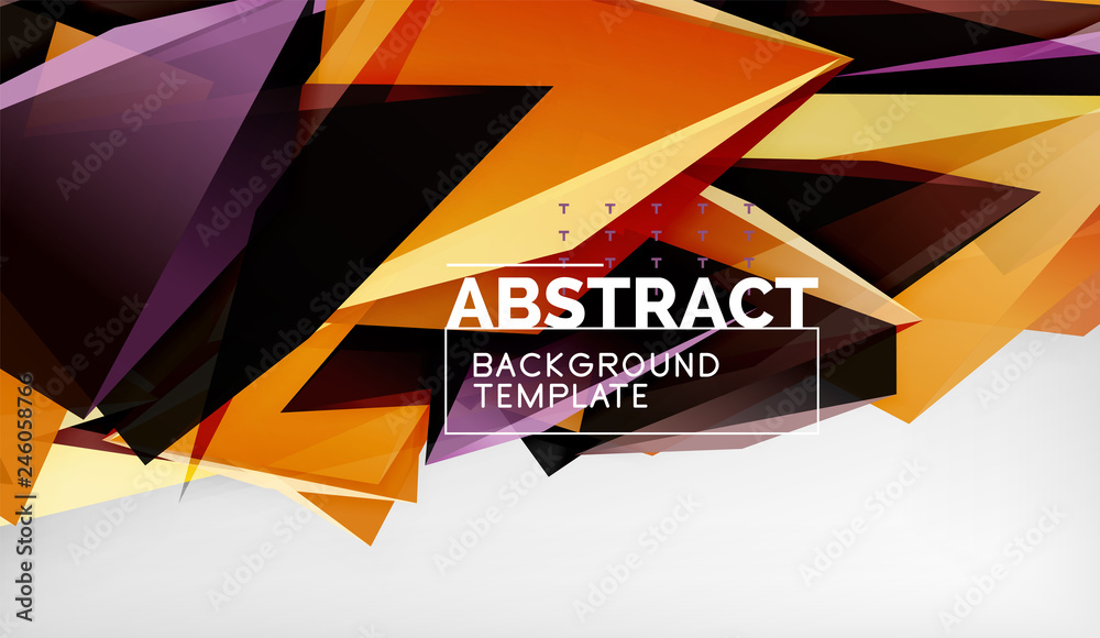 3d geometric triangular shapes abstract background, color triangles composition on grey backdrop, business or hi-tech conceptual wallpaper 3d geometric triangular shapes abstract background, color triangles composition on grey backdrop, business or hi-tech conceptual wallpaper