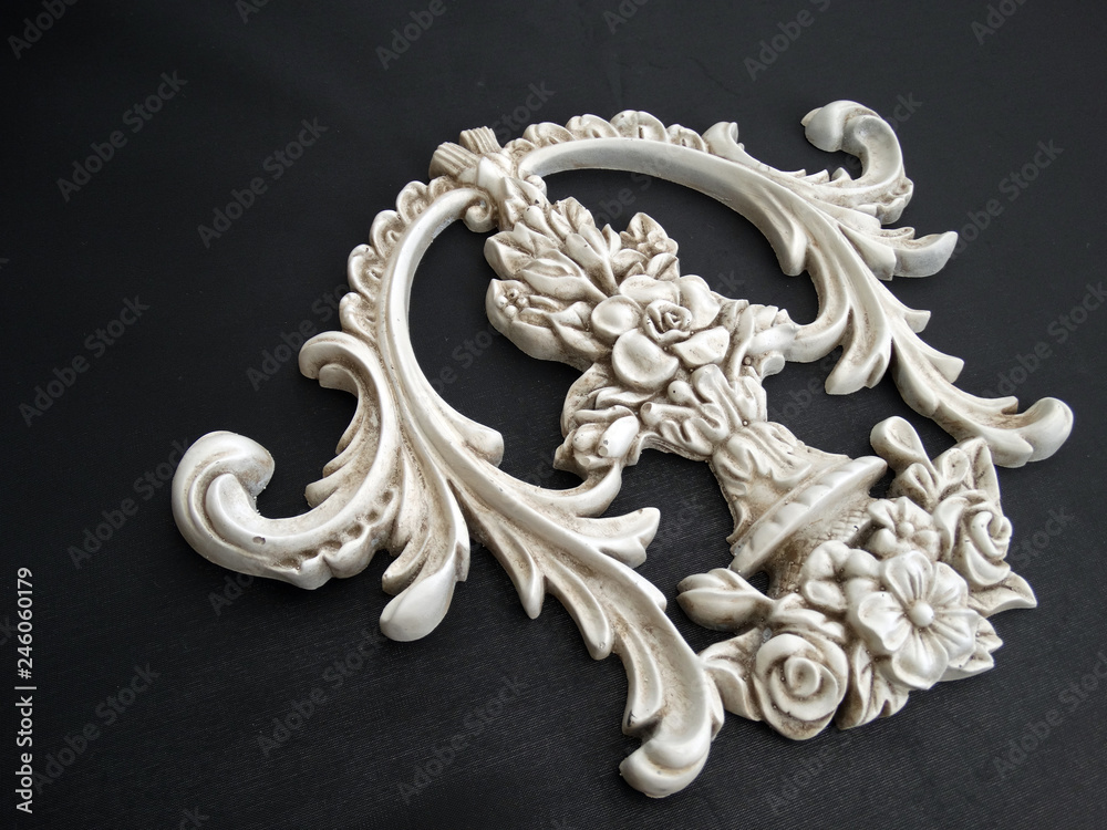 Architectural Floral Mold Ornament Architectural Floral Mold Ornament