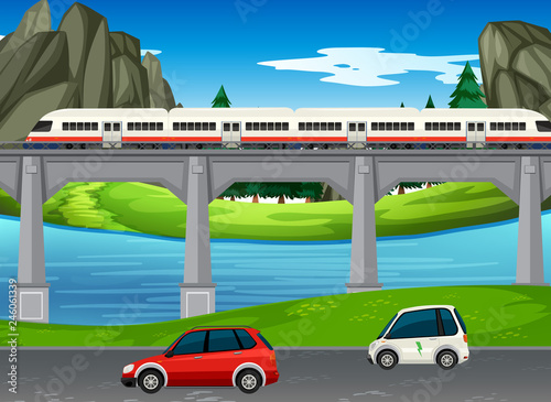 A transporatation in the nature