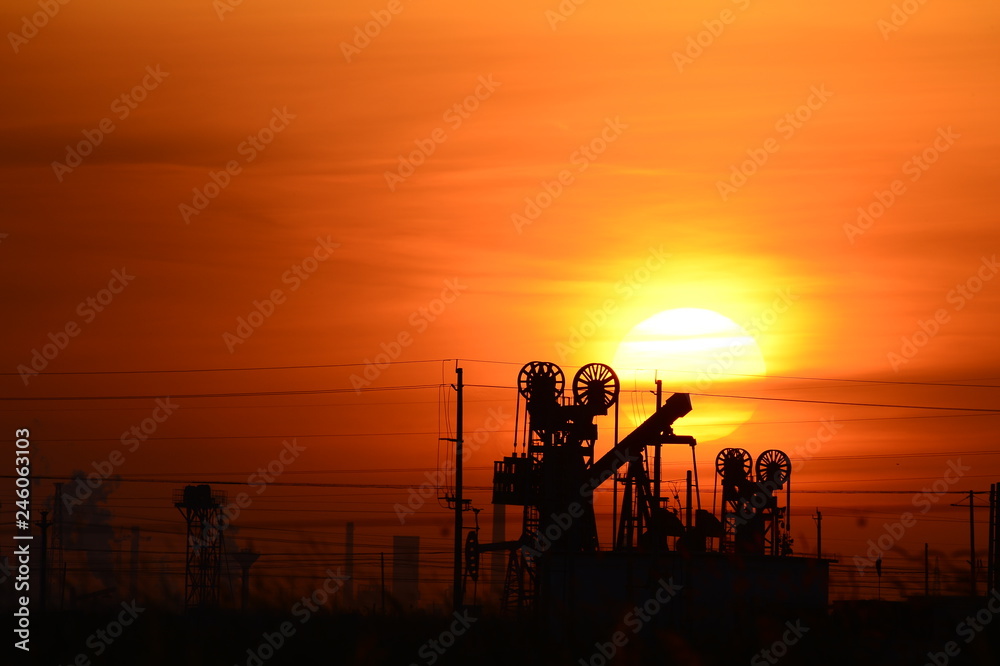 Obraz premium The oil pump