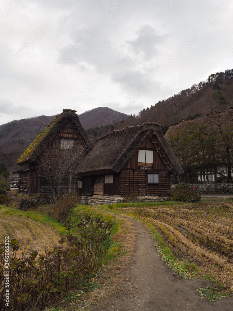 Shirakawago, a small, beautiful and unique village Shirakawago, a small, beautiful and unique village