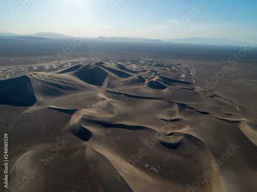 Amarosa Sand Dunes by Drone photo