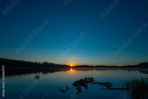Sunrise over Brainard Lake photo
