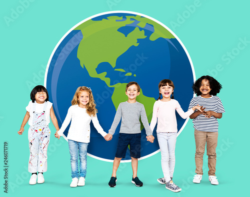 Kids supporting environmental causes