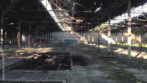 Lost Place Factory Hall. photo