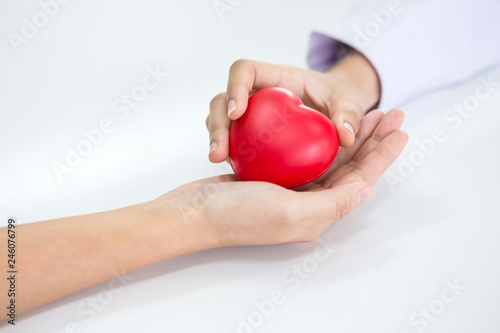 heart on hands