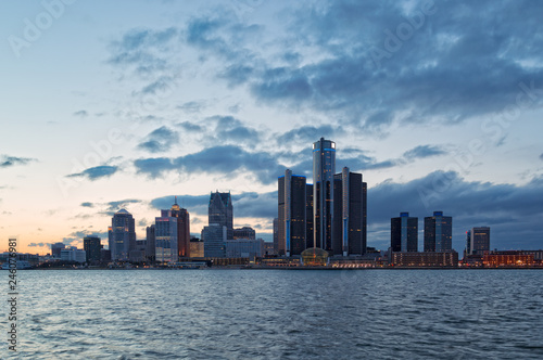 Detroit Cityscape © espiegle