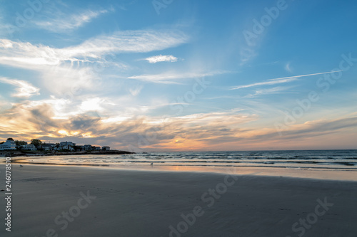 Sunset in the Beach