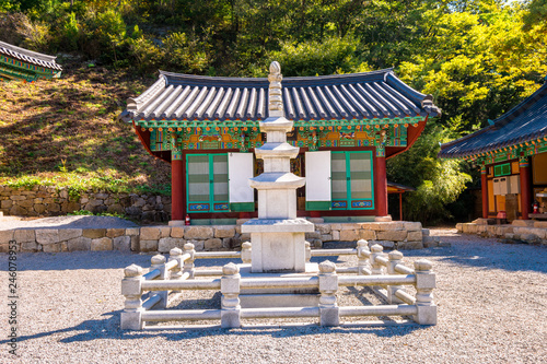 geumdangsa temple in maisan mountain photo