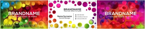 Vector modern creative and clean business card template, polygon background, flyer design, name card template. Corporate identity with abstract illustration. Vector company style for brandbook