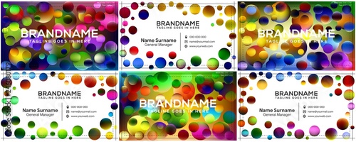 Vector modern creative and clean business card template, polygon background, flyer design, name card template. Corporate identity with abstract illustration. Vector company style for brandbook