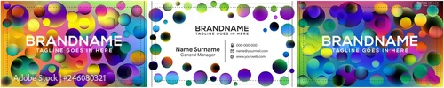 Vector modern creative and clean business card template, polygon background, flyer design, name card template. Corporate identity with abstract illustration. Vector company style for brandbook